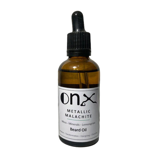 OnX Metallic Malachite Men's Beard Oil - 50ml