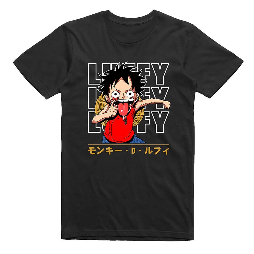 One Piece Iconic Luffy T-shirt (Black)