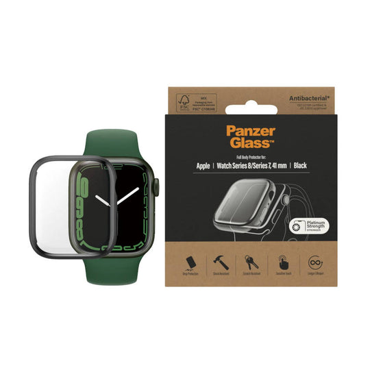 PanzerGlass Full Body Protection for Apple Watch Series 8/7 (41mm) Black