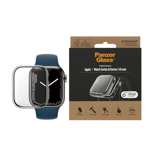 PanzerGlass Full Body Protection for Apple Watch Series 8/7 (45mm)