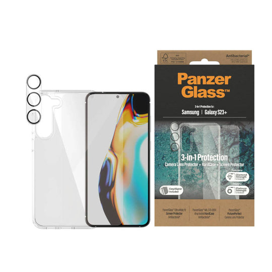 PanzerGlass 3-in-1 Protection Pack Samsung Galaxy S23+