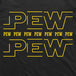 Star Wars Pew Pew Parody T-Shirt (Black)