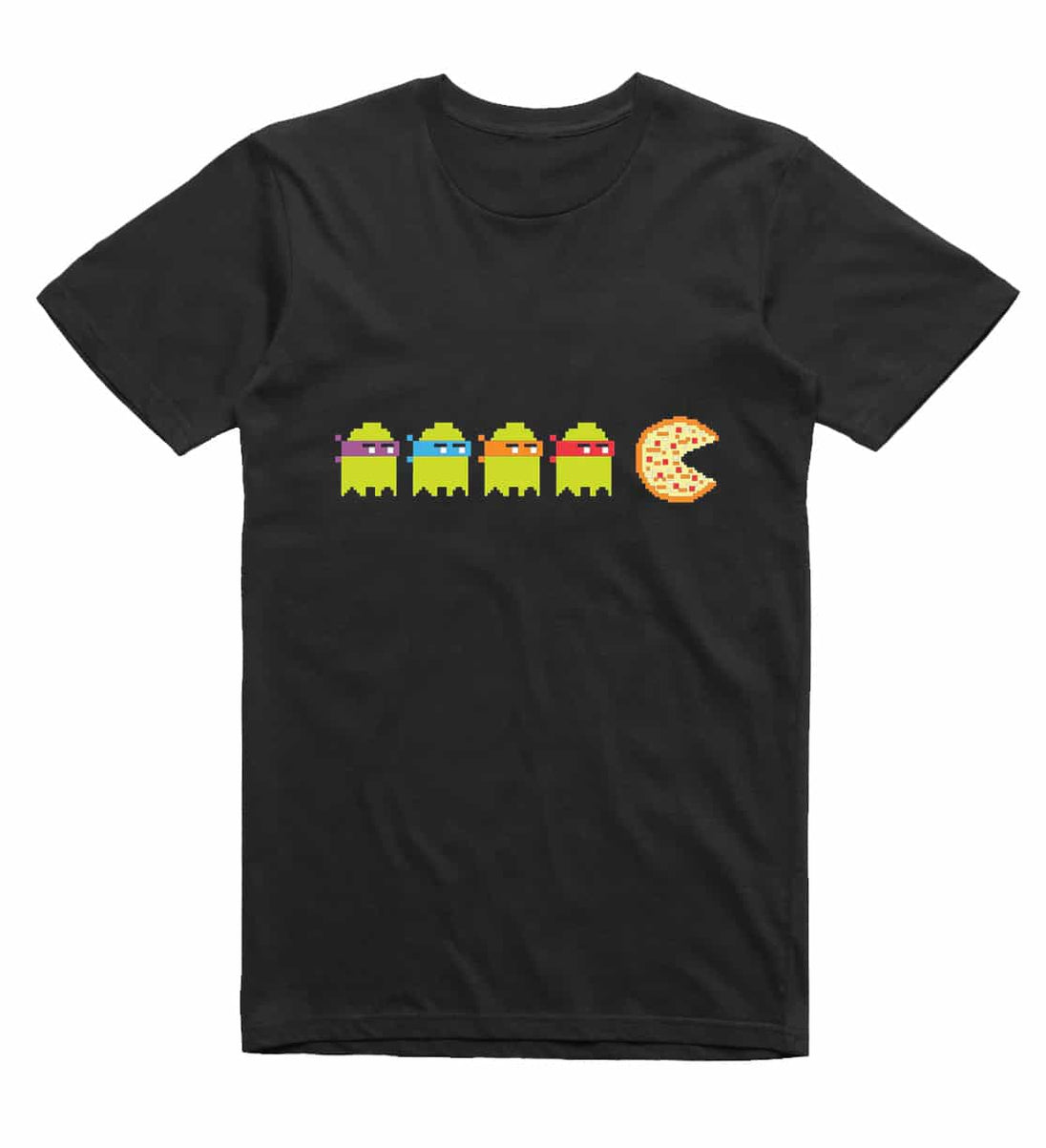 TMNT Retro Pac-Man Crossover T-Shirt