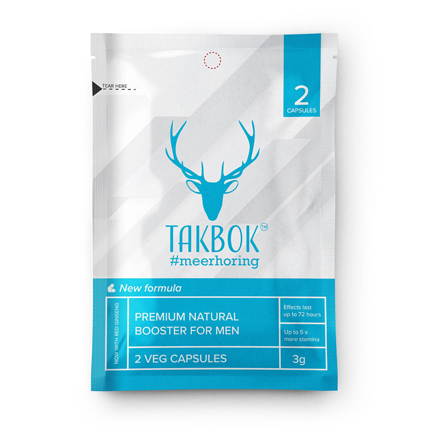 Takbok Natural Male Erection Booster For Men (2 caps)