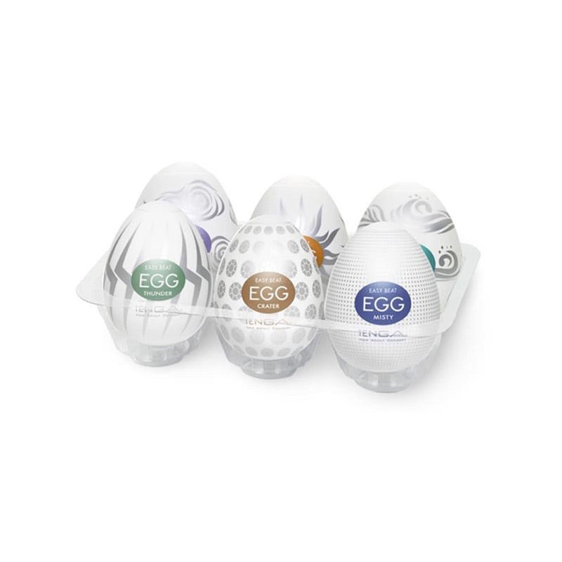 Tenga Easy Beat Egg - Hard Boiled Pack (6 Pack)