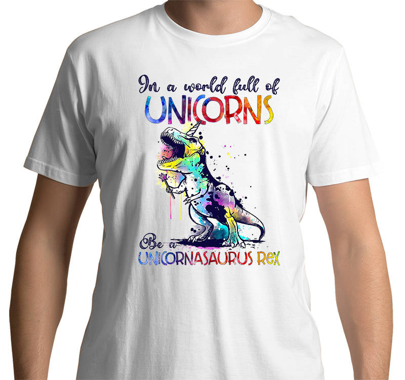 Unicornsaurus T-Shirt (White)