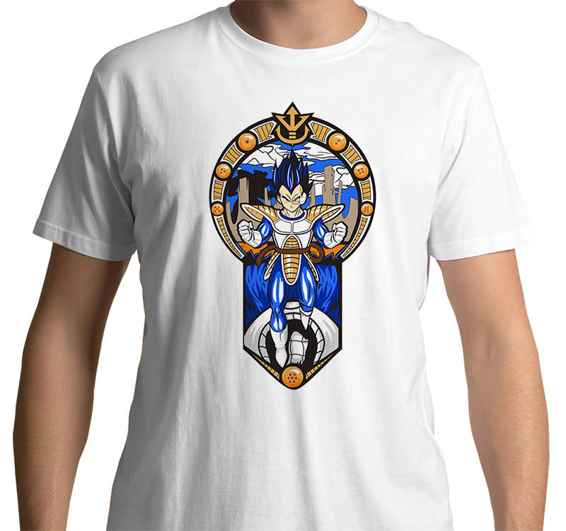 Vegeta: Gateway T-Shirt (White)