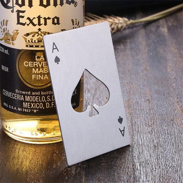 Ace of Spades Bottle Opener