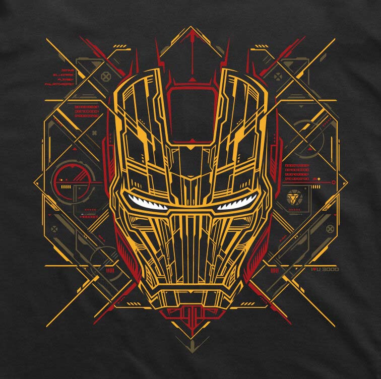 Avengers Iron Man T-shirt (Black)