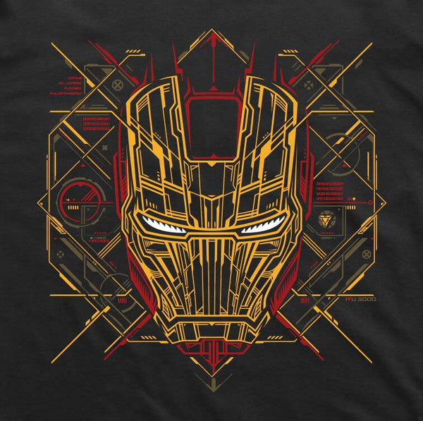 avengers iron man t-shirt black marvel superhero tee